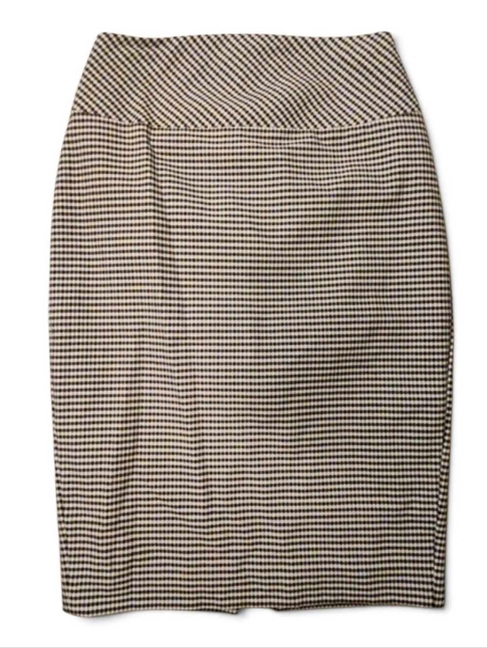 Express Black & White Houndstooth Pencil Skirt – Classic Office Chic Size 2